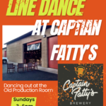 Captain Fattys brewery, line dancing, line dancing lessons