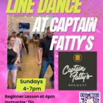 Line Dancing at Captain Fattys