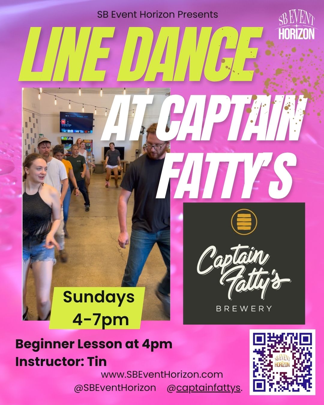 Line Dancing at Captain Fattys